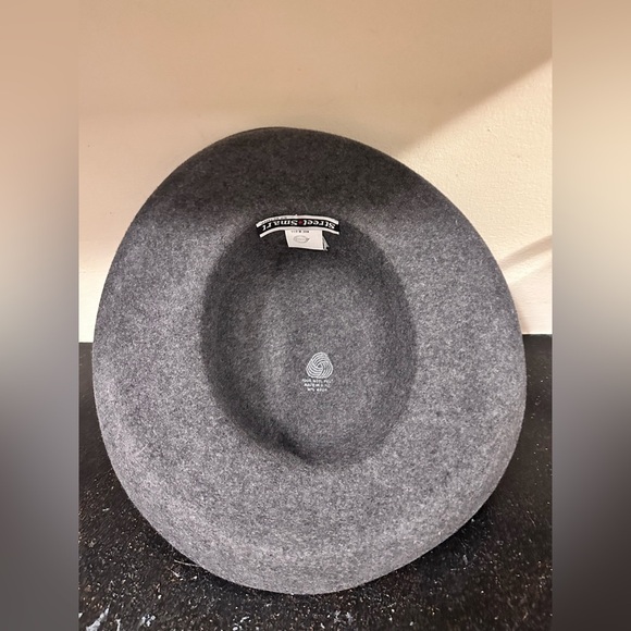 Vintage Street Smart By Betmar Gray Felt 100% Wool Hat - Picture 3 of 5